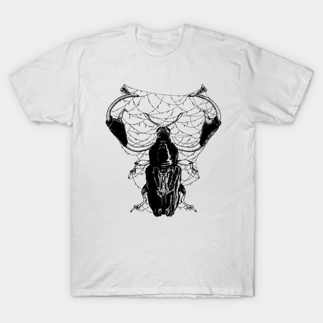 Metal beetle T-Shirt by ArtbyGraves